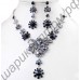 Гарнитур black necklace earring
